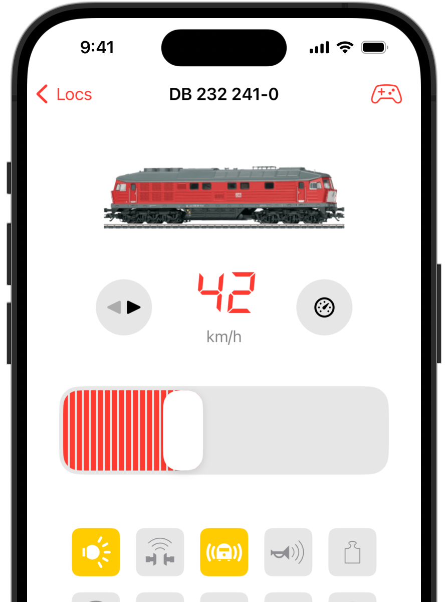 Loks aussteueren vom Märklin Central Station mit RailControl Pro auf Mac, iPad und iPhone